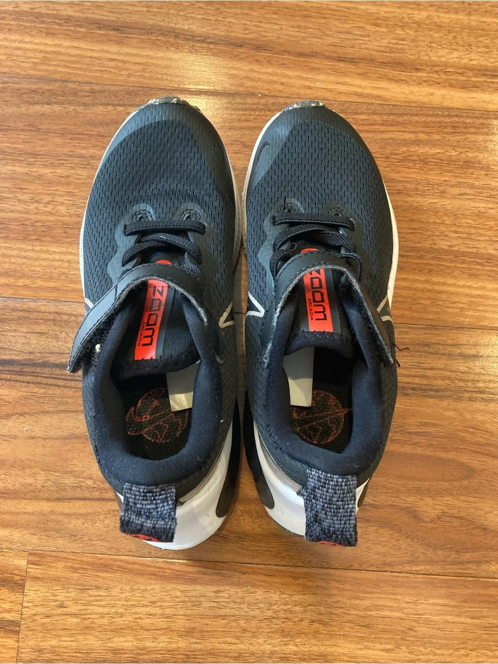 Nike Kids Black and White Air Zoom Sneakers